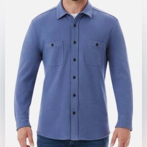 NWT! Men’s Camden Button Shirt Sweater Light Blue Large